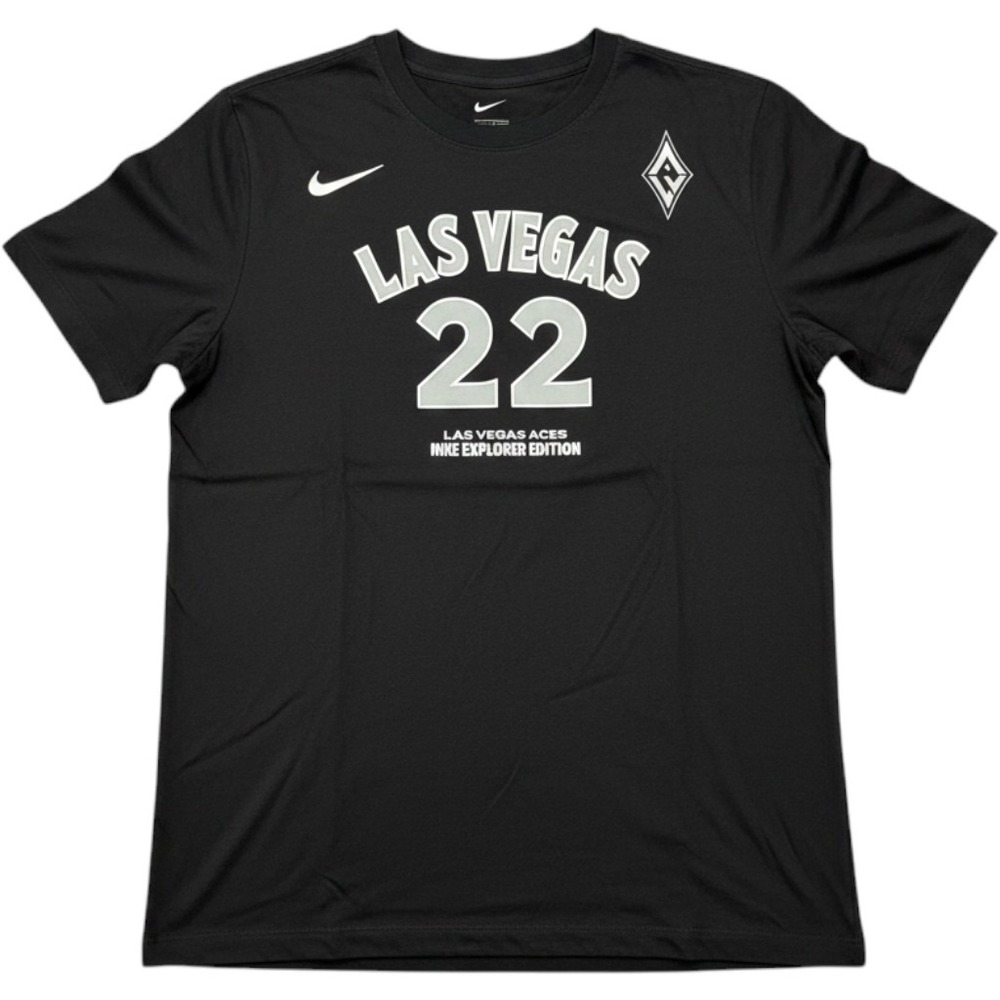 Nike Las Vegas Aces A'ja Wilson 22 Explorer Edition Tee Shirt Mens Large NEW